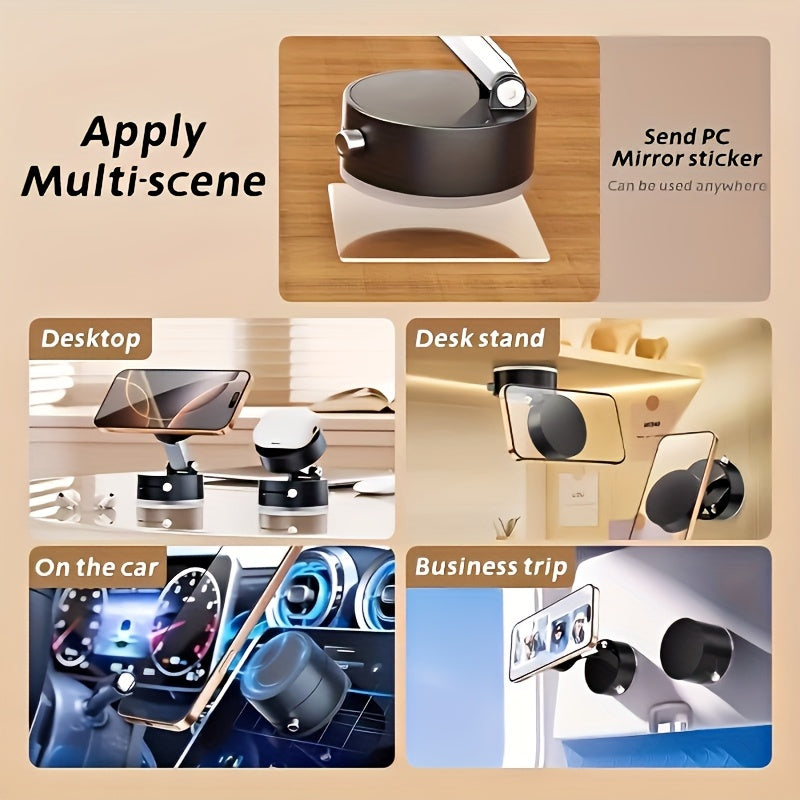 60-degree Double-sided Vacuum Magnetic Mobile Phone Holder