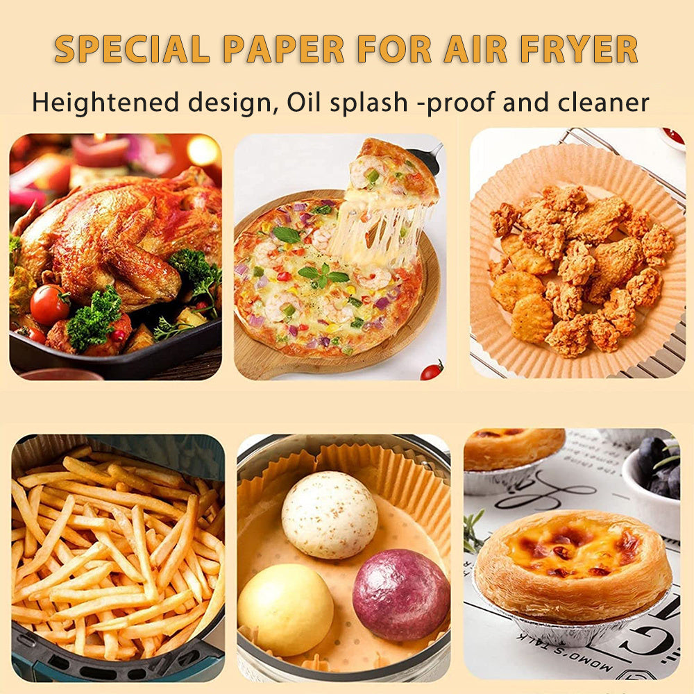 Disposable Air Fryer Paper Liners (50Pcs)