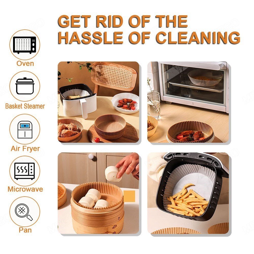 Disposable Air Fryer Paper Liners (50Pcs)