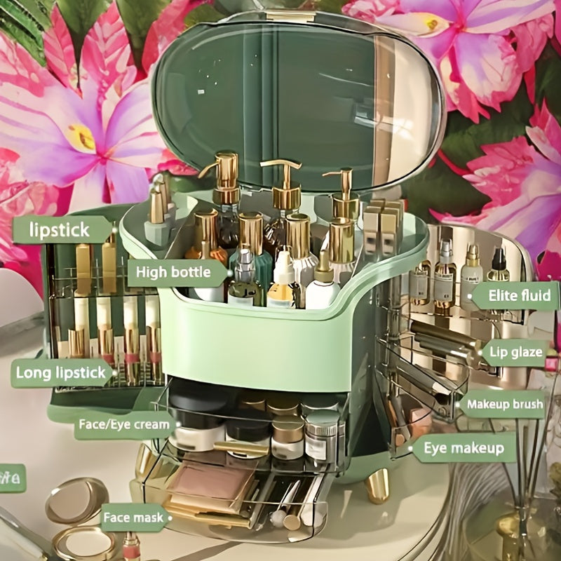Luxury Spacious Multi-Layer Organizer for Cosmetics & Jewelry
