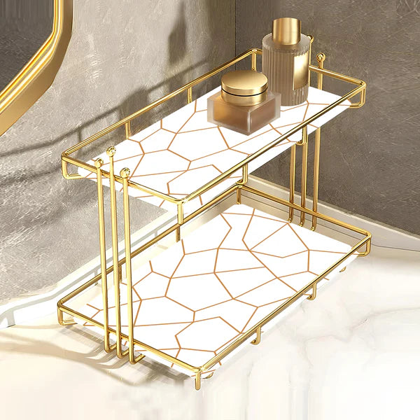 2-Tier Luxury Vanity Storage