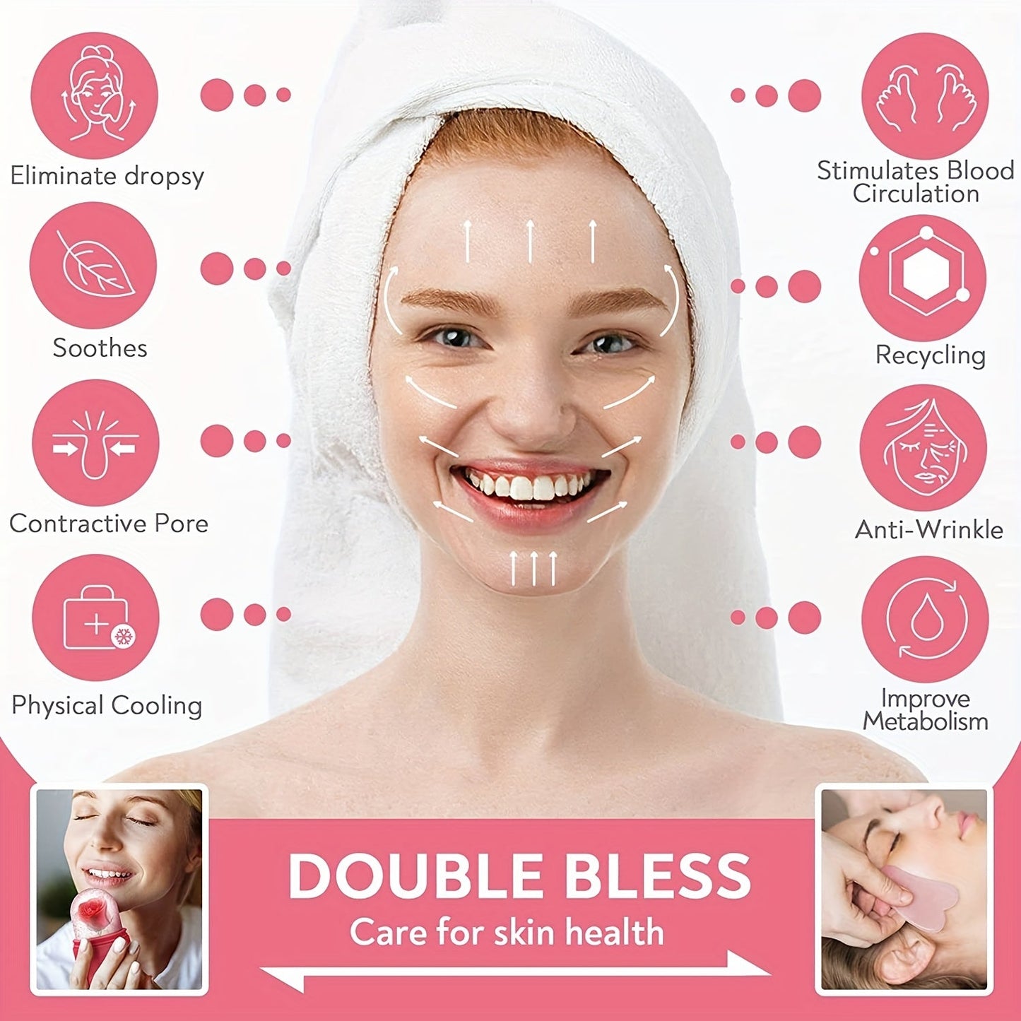 Silicone Ice Face Roller