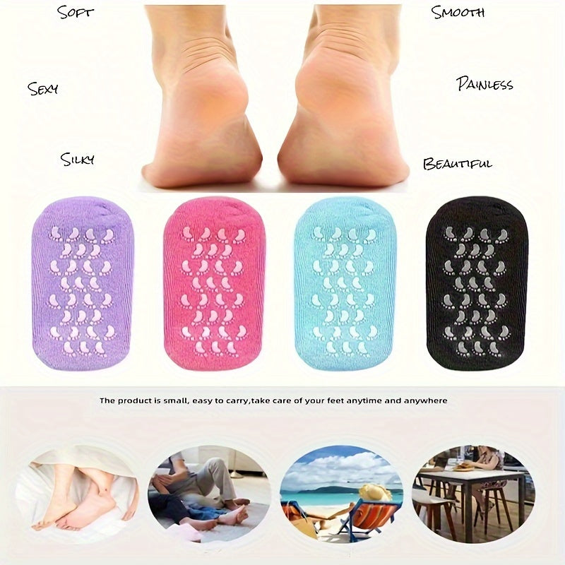 Moisturizing Reusable Spa Gel Socks (Premium Quality)