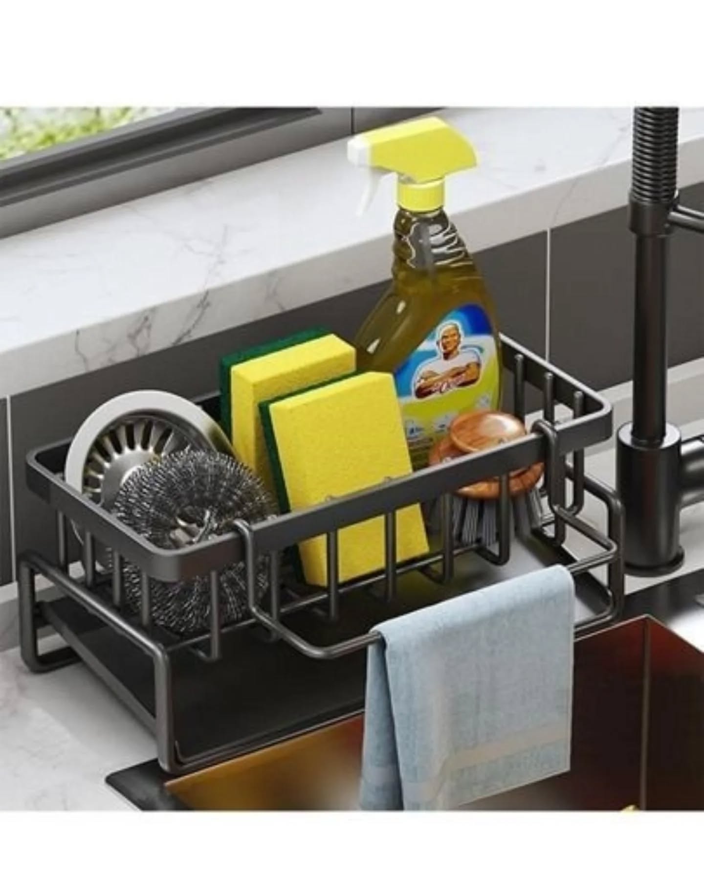 Self Drain Kitchen Sponge Rack(Premium Quality)