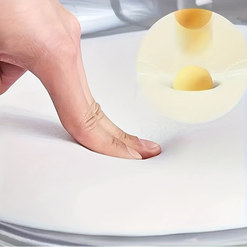 360° Rotating Transparent Acrylic Chair with Smooth Wheels