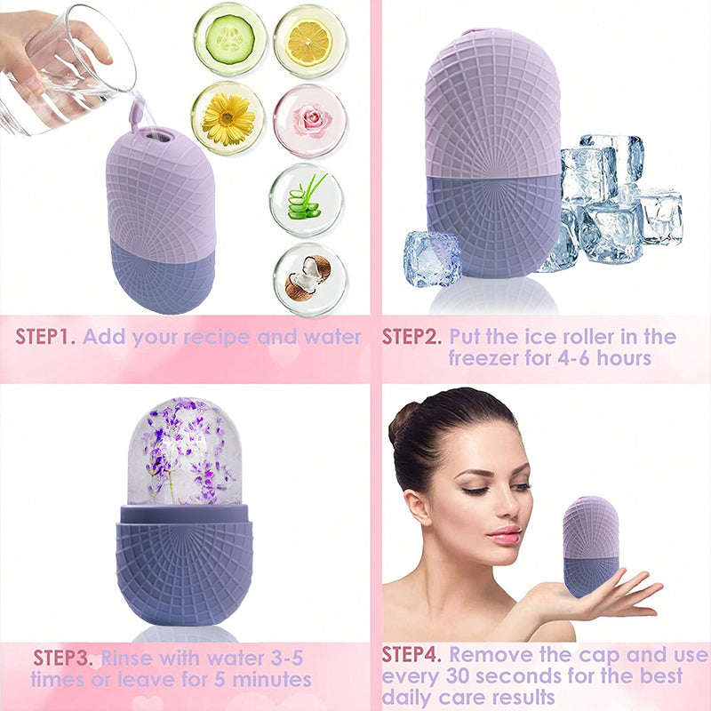 Silicone Ice Face Roller