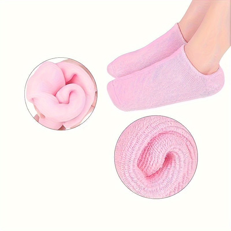 Moisturizing Reusable Spa Gel Socks (Premium Quality)
