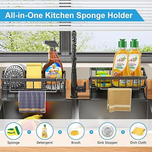 Self Drain Kitchen Sponge Rack(Premium Quality)