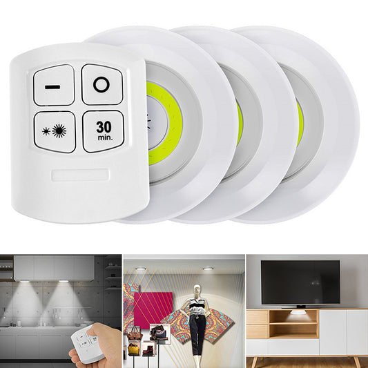 3pcs Wireless Mini LED Night Light with Remote Control