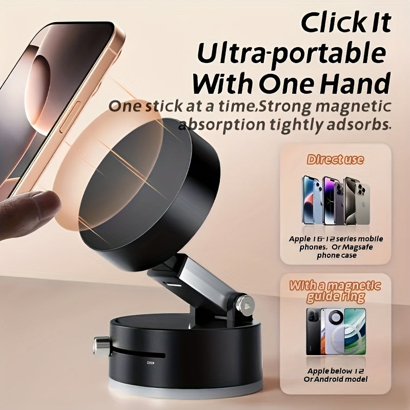 60-degree Double-sided Vacuum Magnetic Mobile Phone Holder