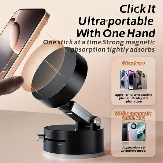 60-degree Double-sided Vacuum Magnetic Mobile Phone Holder