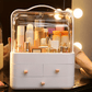Premium Dustproof Makeup Organizer with Handle & Drawers