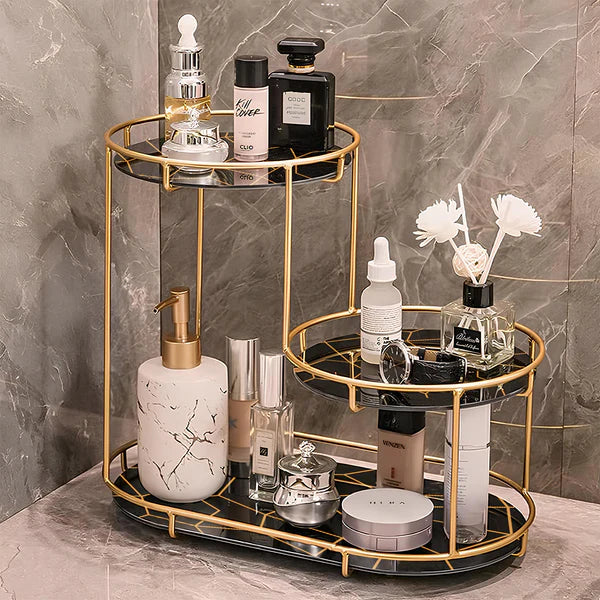 3-Tier Golden Vanity Stand