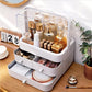 Premium Dustproof Makeup Organizer with Handle & Drawers