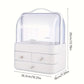 Premium Dustproof Makeup Organizer with Handle & Drawers