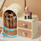 Bear-Shaped 360° Cosmetic Organizer with Drawers