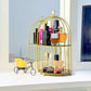 2-Tier Golden Vanity Cage