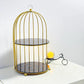 2-Tier Golden Vanity Cage