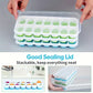 Silicone Pop-Up Ice Cube Tray with Lid